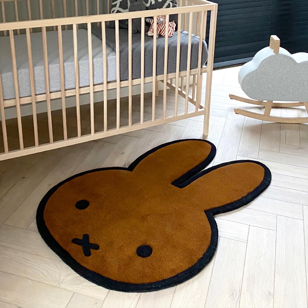 MIFFY ステートメントラグ カーペット ラグマット ミッフィー／メラニー／スナッフィー／ライオン