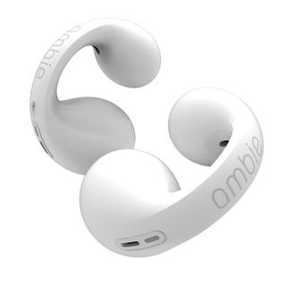 ambie(アンビー) ワイヤレスイヤホン sound earcuffs(サウンドイヤカフ) White