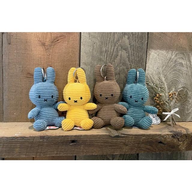 Miffy ミッフィー　コーデュロイ　キーチェーン 10cm　BON TON TOYS