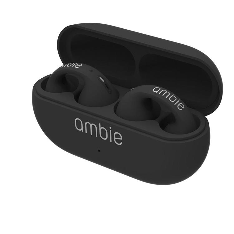 ambie(アンビー) ワイヤレスイヤホン sound earcuffs(サウンドイヤカフ) ブラック AM-TW01