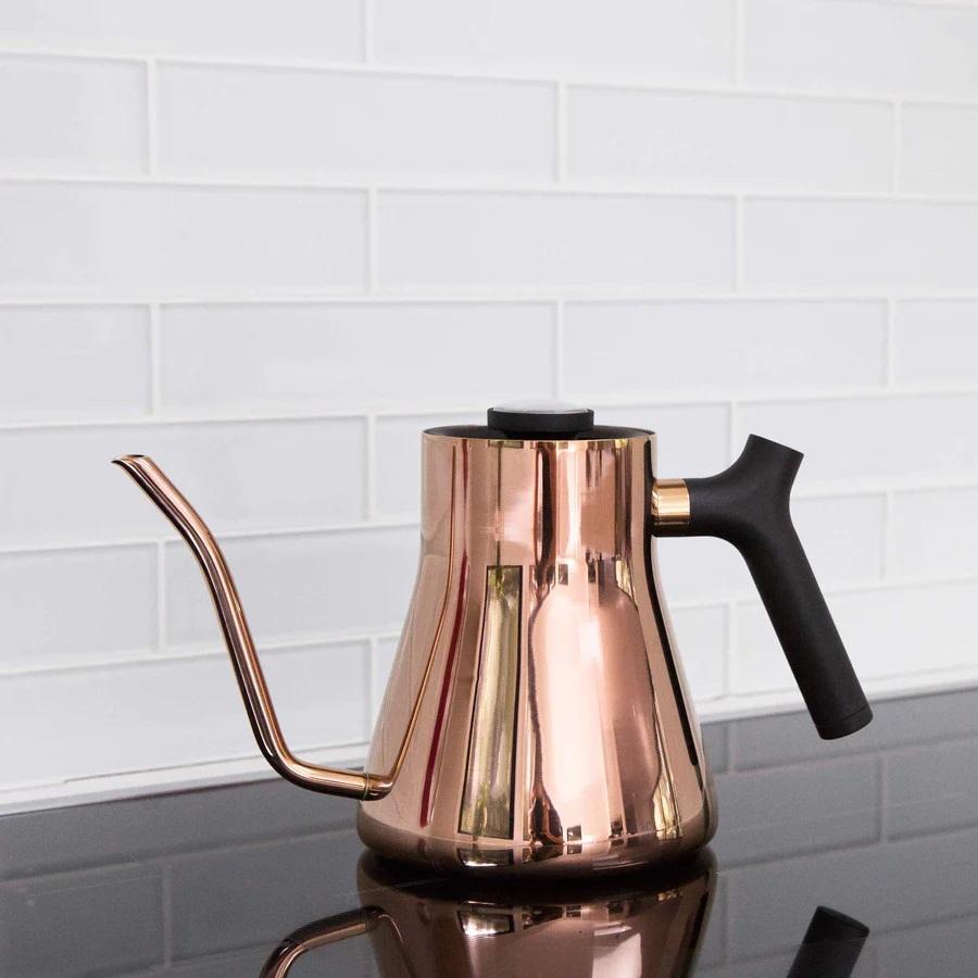 【お取り寄せ品】Fellow (フェロー) 直火式 Stagg Pour-Over Kettle（スタッグ プアオーバー ケトル）POLISED COPPER 