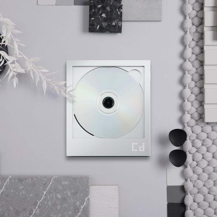 【壁掛けアクセサリー別売】CDプレーヤー CP1 Instant Disk Audio Silver(シルバー)