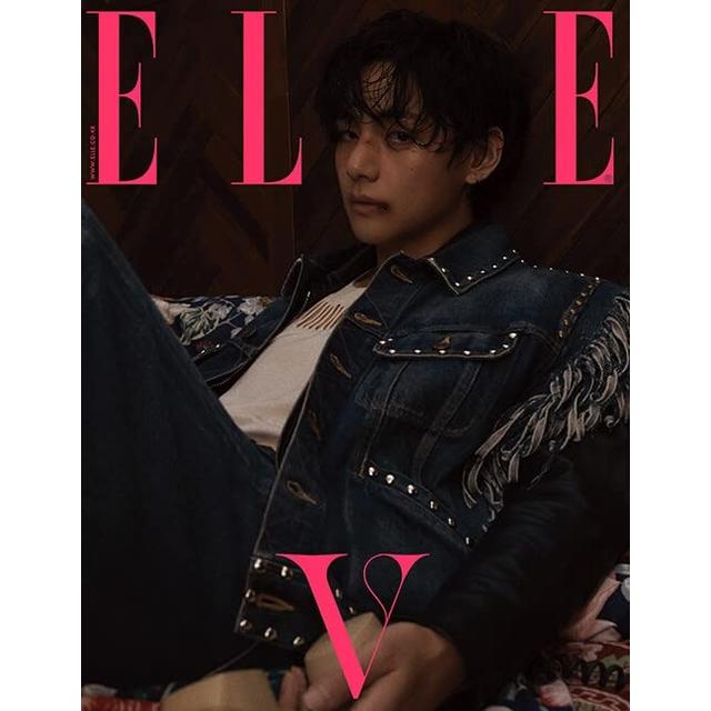 ELLE KOREA 2023年4月号　雑誌（表紙：BTS V）