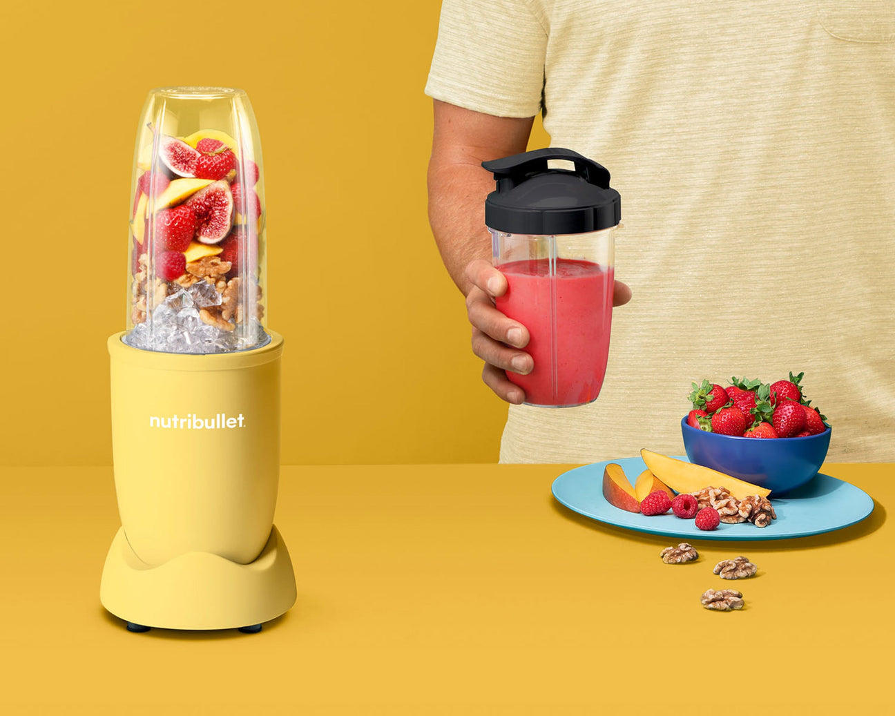 nutribullet (ニュートリブレット) ブレンダー nutribullet PRO 900 マットオールイエロー