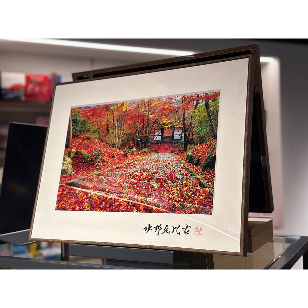 【サイン入り】「常寂光寺：紅葉」.