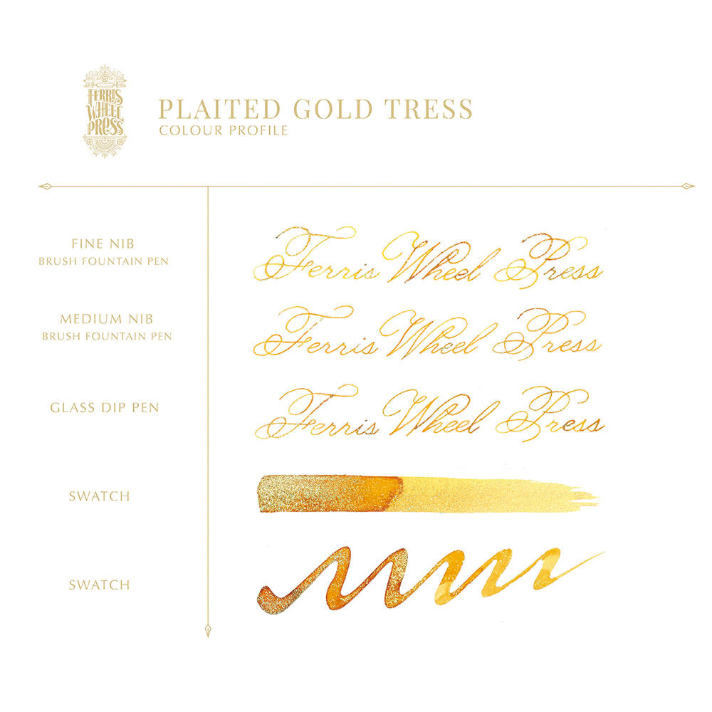 【20ml】Ferris Wheel Press　Plaited Gold Tress フェリス インク