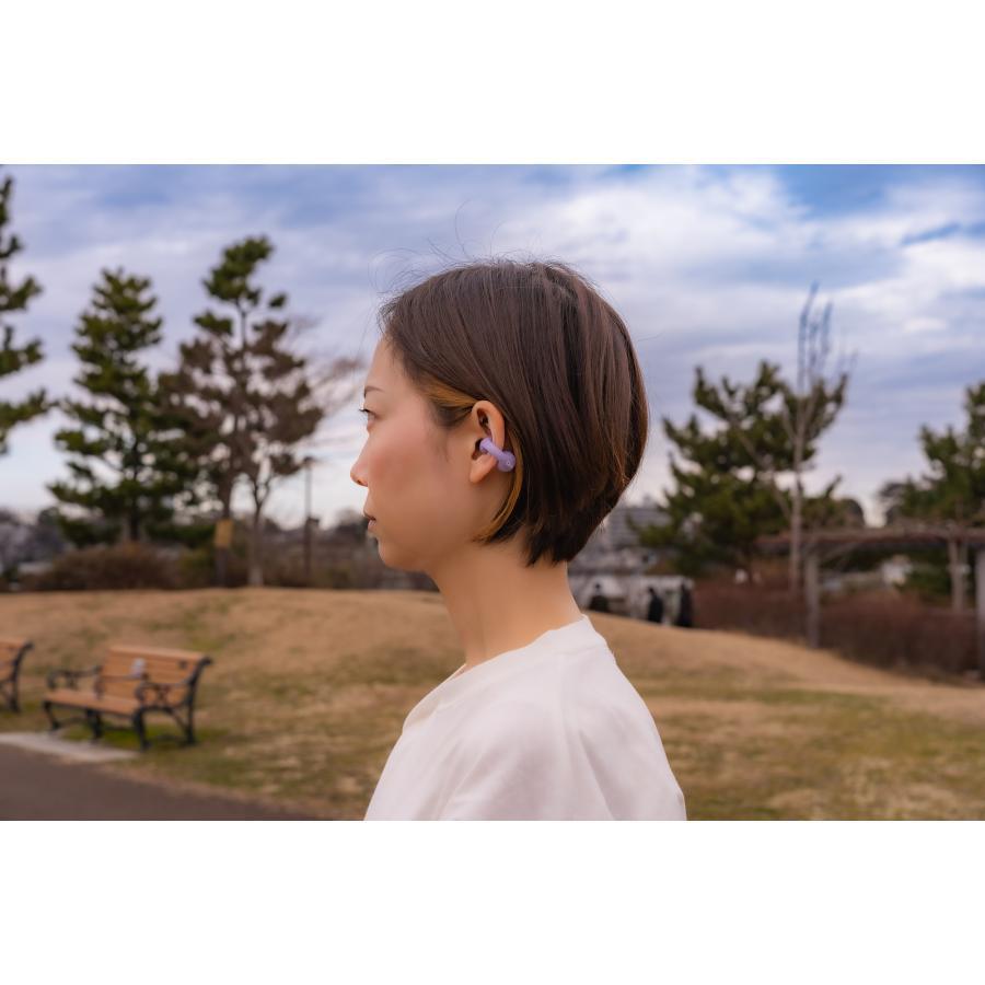 【限定カラー】ambie(アンビー) ワイヤレスイヤホン sound earcuffs(サウンドイヤカフ) Lavender(ラベンダー)