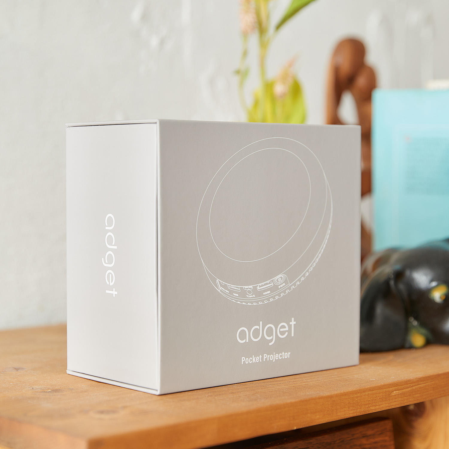 Adget Pocket Projector (アジェット ポケットプロジェクター) ホワイト