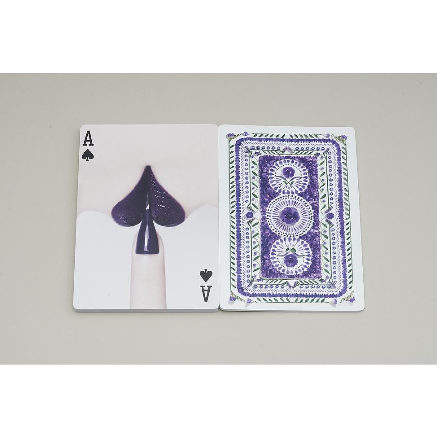 【吉田ユニ】PLAYING CARDS purple  (BOOK TYPE)