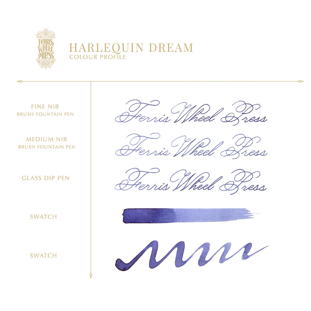 【Ferris Wheel Press】Harlequin Dream インク