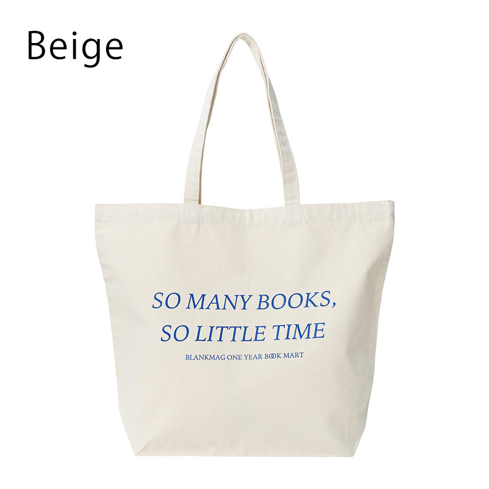 【種類の選択可／トートバッグ】BLANKMAG BOOK MART "SO MANY BOOKS, SO LITTLE TIME" TOTE BAG