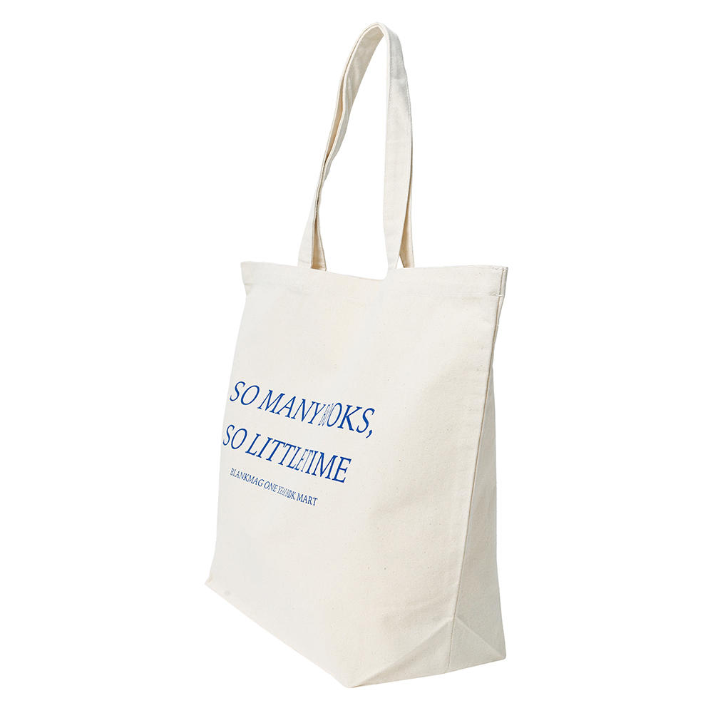 【種類の選択可／トートバッグ】BLANKMAG BOOK MART "SO MANY BOOKS, SO LITTLE TIME" TOTE BAG