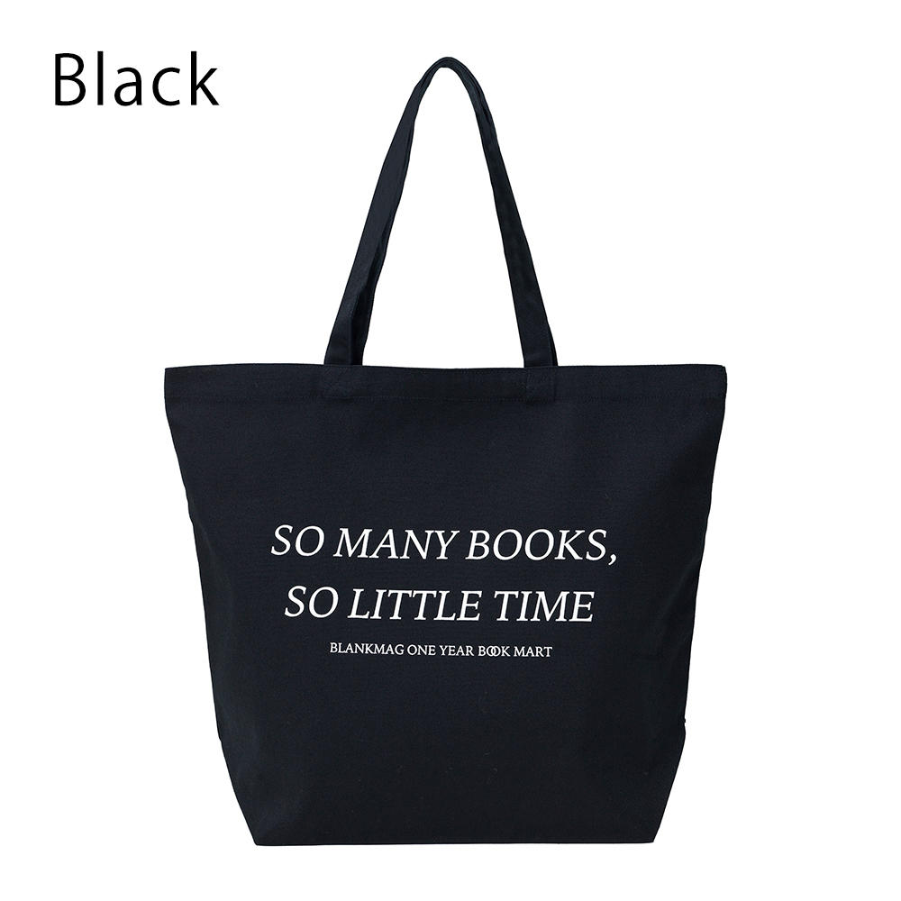 【種類の選択可／トートバッグ】BLANKMAG BOOK MART "SO MANY BOOKS, SO LITTLE TIME" TOTE BAG