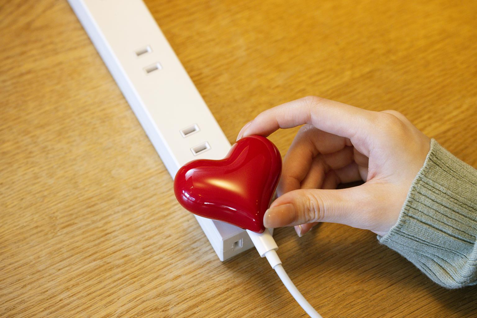 HeartBuds ハートバッズ ハート型充電器「HeartBuds（Charger）」 4color