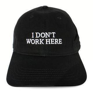 【IDEA】SORRY I DON'T WORK HERE HAT (Black)　キャップ