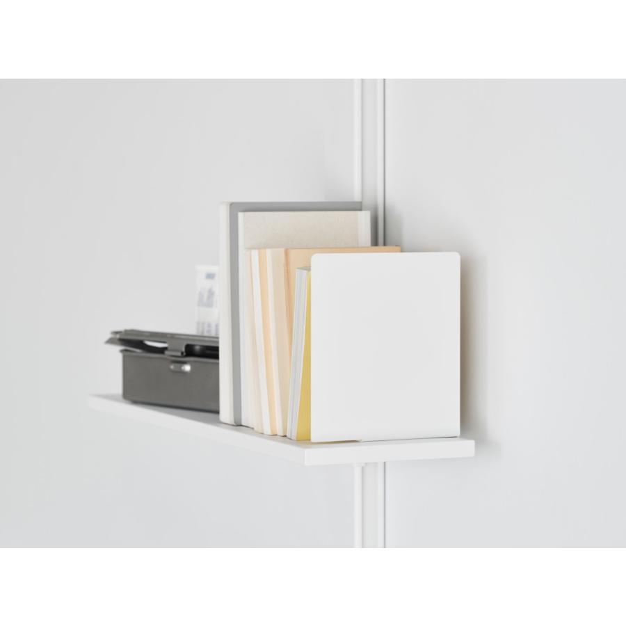 【平安伸銅工業】AIR SHELF Bookend White