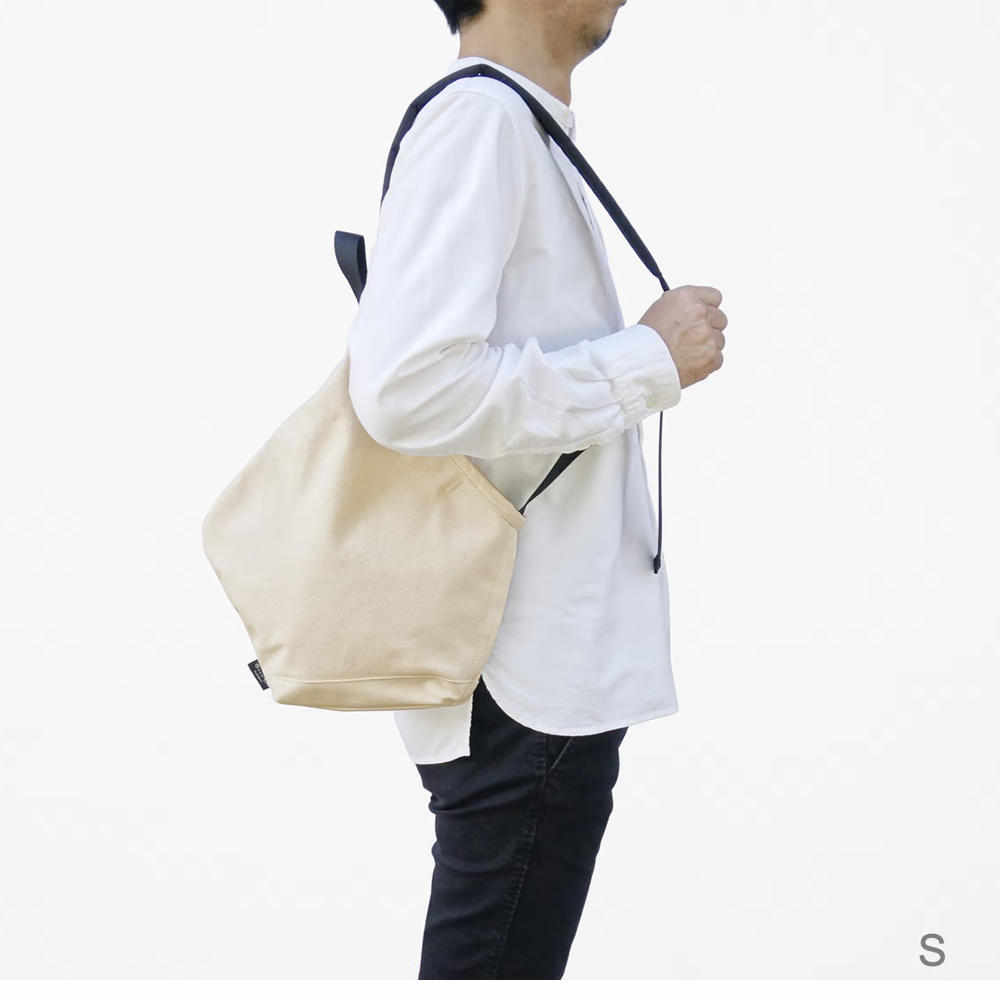 【ROOTOTE×nendo】ruck-tote S / ivory・black .