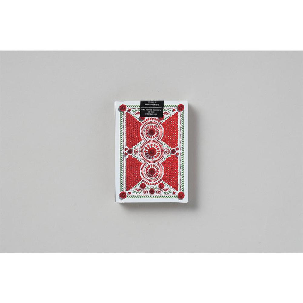 【吉田ユニ】PLAYING CARDS red（POKER SIZE） A4 CLEAR FILE red/purple セット