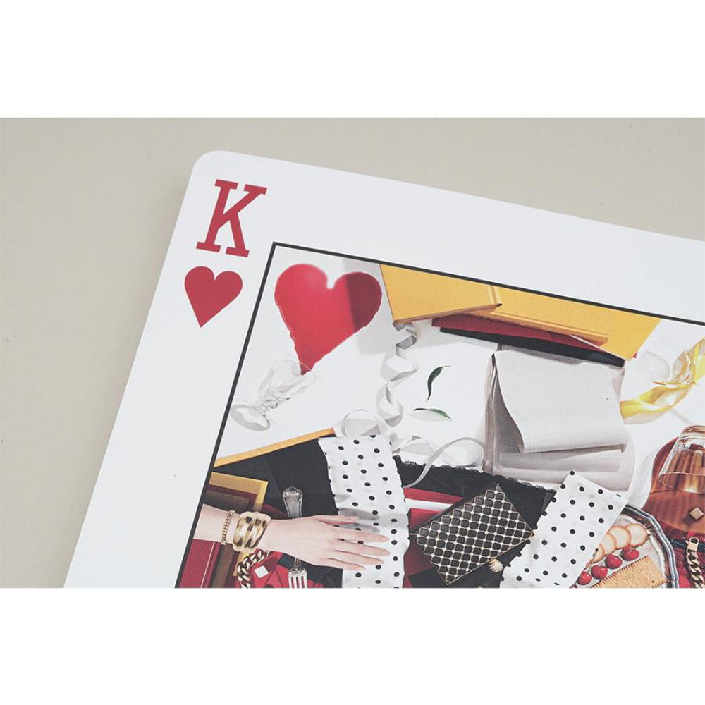 【吉田ユニ】PLAYING CARDS red（POKER SIZE） A4 CLEAR FILE red/purple セット