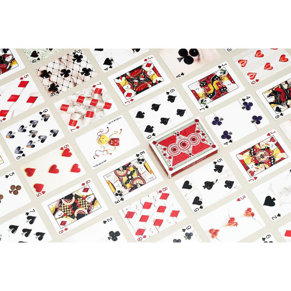 【吉田ユニ】PLAYING CARDS red（POKER SIZE） A4 CLEAR FILE red/purple セット