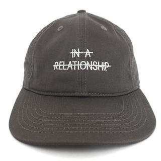 【IDEA】IN A RELATIONSHIP HAT キャップ *Crossed through is the design!