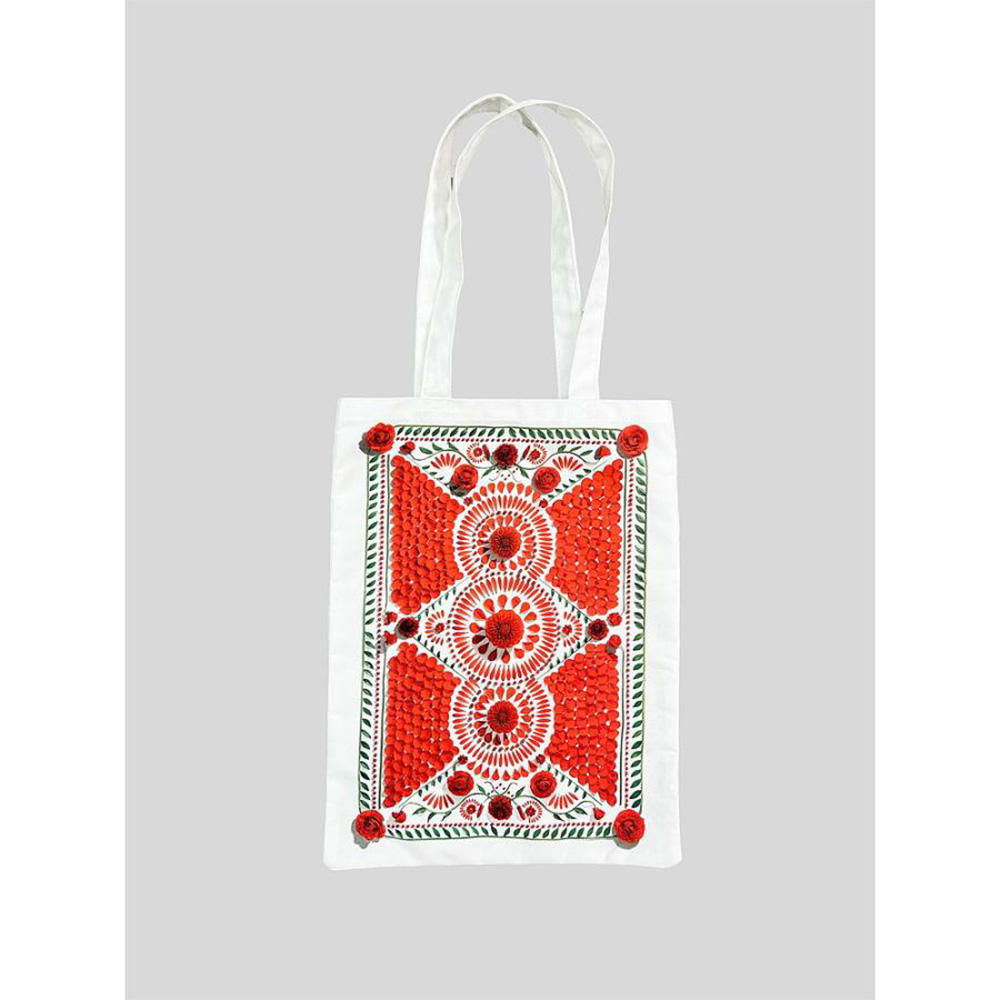 【吉田ユニ】PLAYING CARDS red (BOOK TYPE) TOTE BAG セット