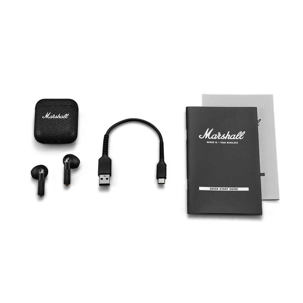 Marshall マーシャル MINOR IV Black ワイヤレスイヤホン