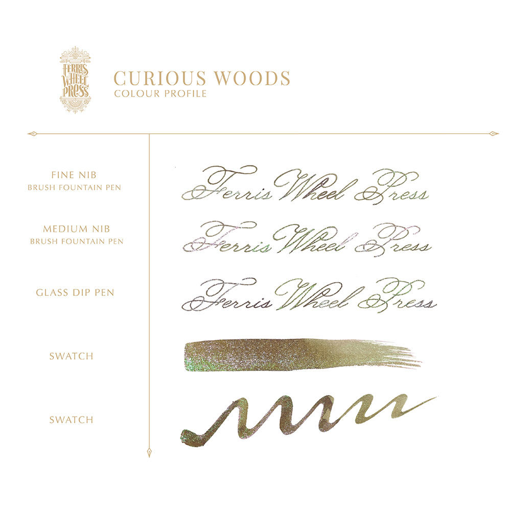 【20ml】Ferris Wheel Press　Curious Woods　フェリス インク