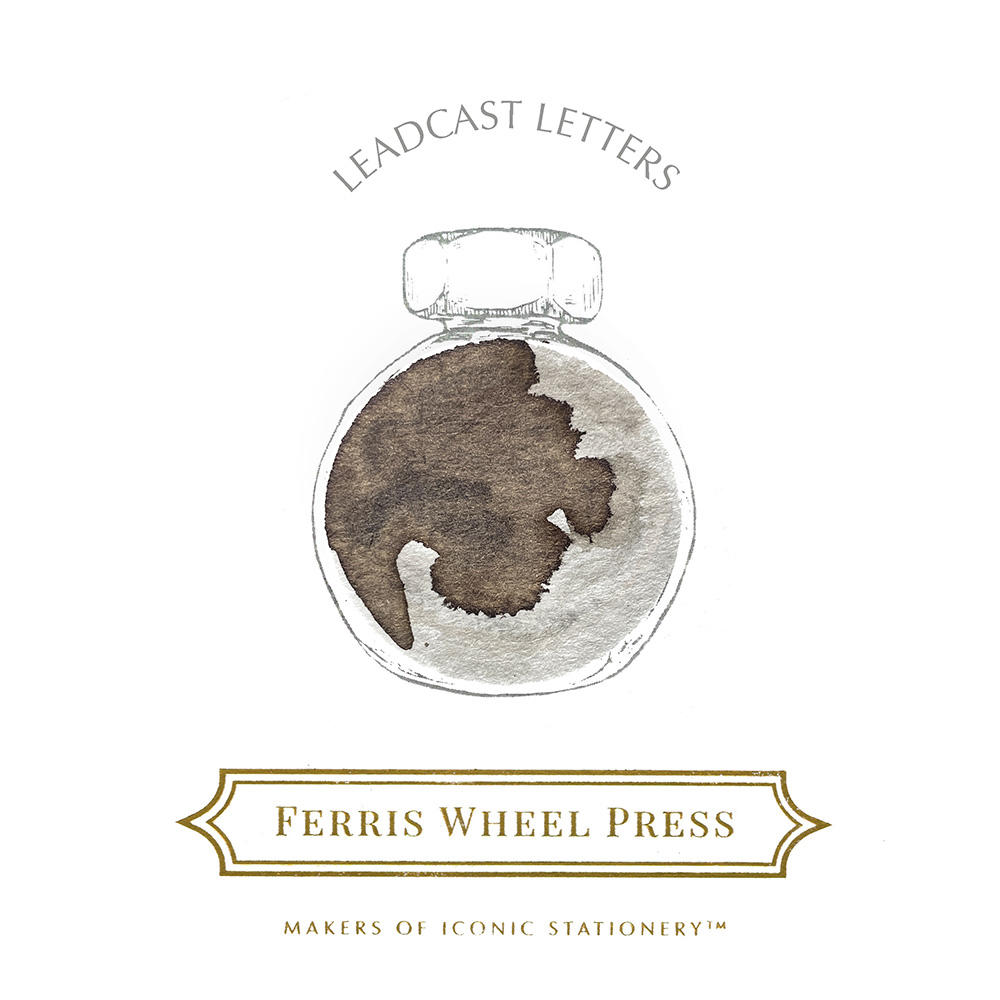 【38ml】Ferris Wheel Press　Leadcast Letters　フェリス インク