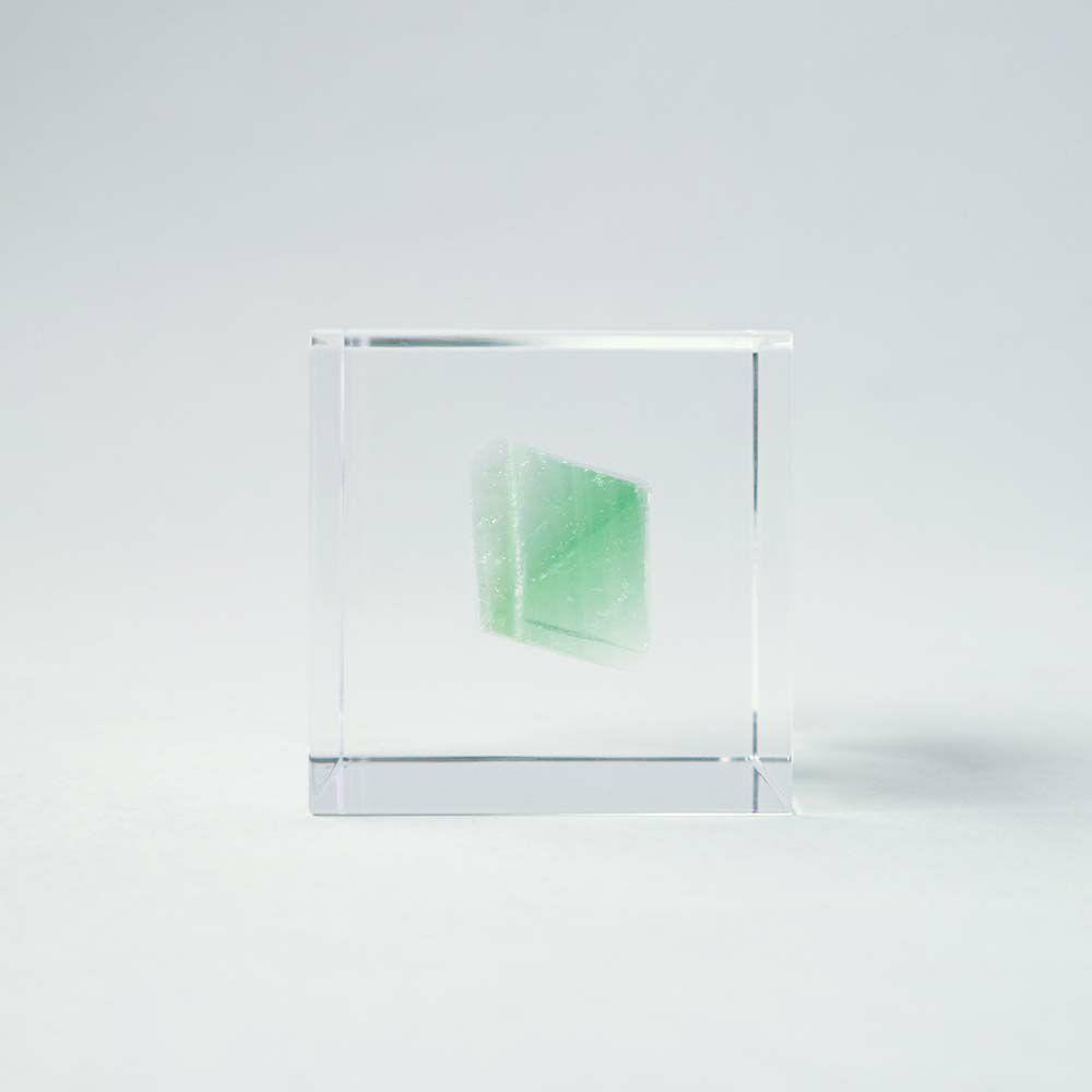 Sola cube　蛍石(4cm)