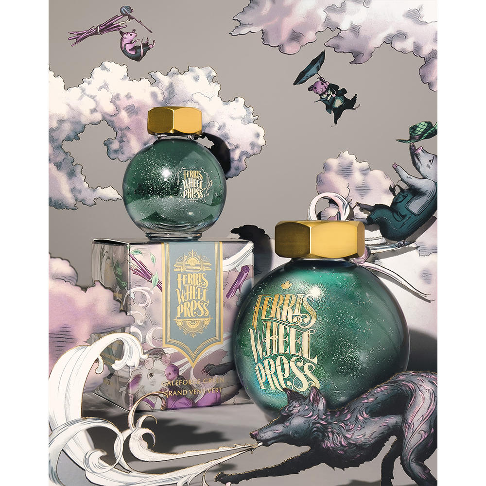 【20ml】Ferris Wheel Press　Galeforce Green　フェリス インク　