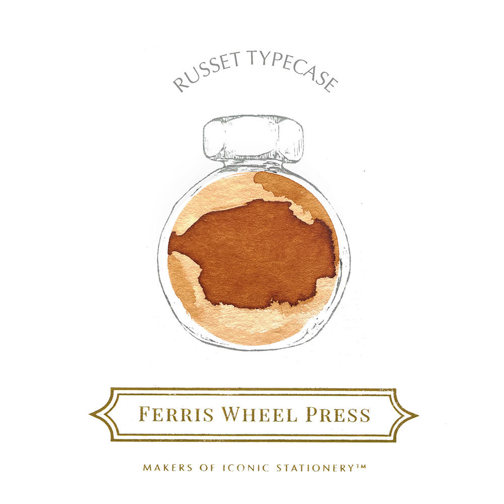 【38ml】Ferris Wheel Press　Russet Typecase　フェリス インク