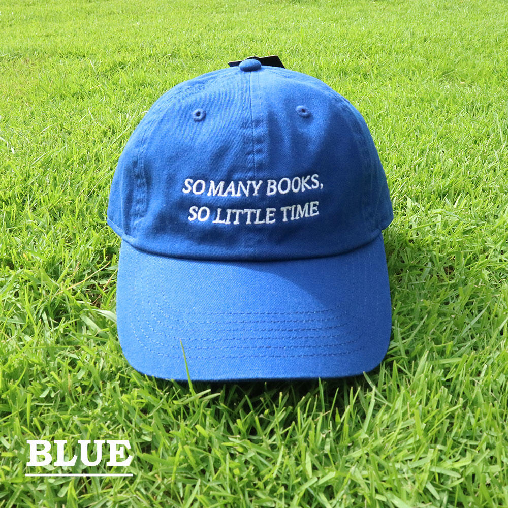 【種類の選択可】BLANKMAG BOOK MART "SO MANY BOOKS, SO LITTLE TIME" CAP　キャップ 新色