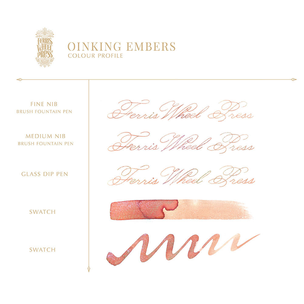 【20ml】Ferris Wheel Press　Oinking Embers　フェリス インク