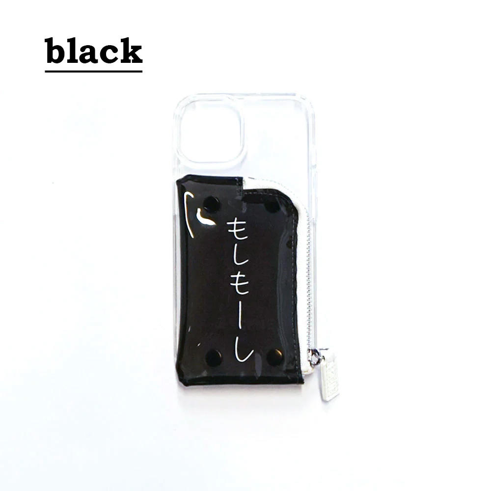 【KenKagami × A SCENE】【iPhone14】B&C PVC clear case ＜もしもーし＞※3種から選択※