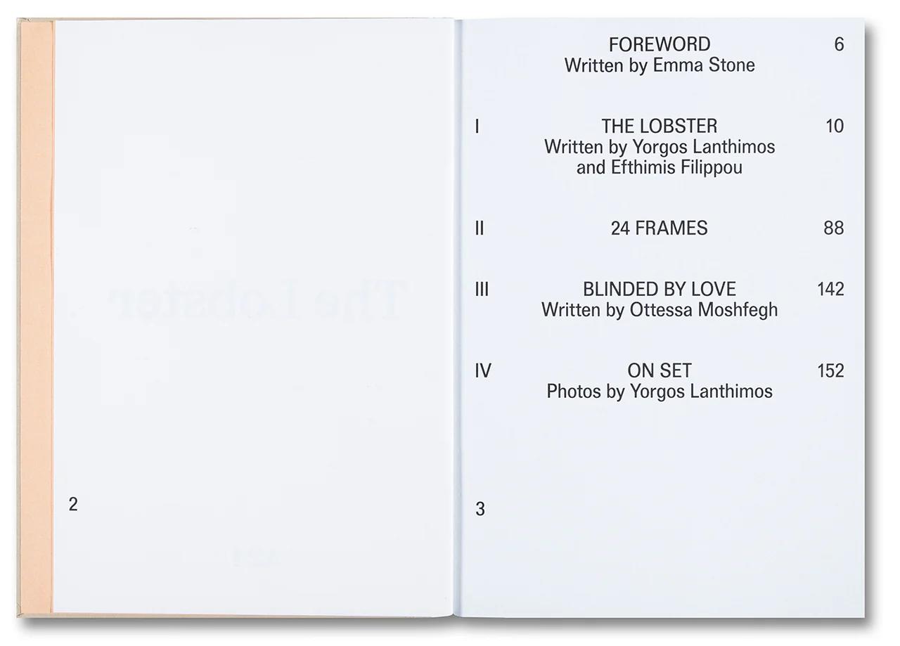 【A24】THE LOBSTER SCREENPLAY BOOK by Yorgos Lanthimos（ヨルゴス・ランティモス）　映画『ロブスター』作品集