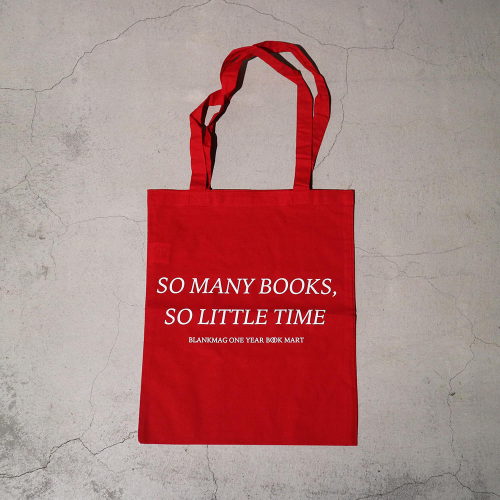 【種類の選択可／ミニトートバッグ】BLANKMAG BOOK MART "SO MANY BOOKS, SO LITTLE TIME" 