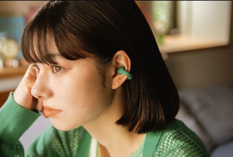 【ambie】 ambie sound earcuffs Green×Indigo AM-TW02 アンビー