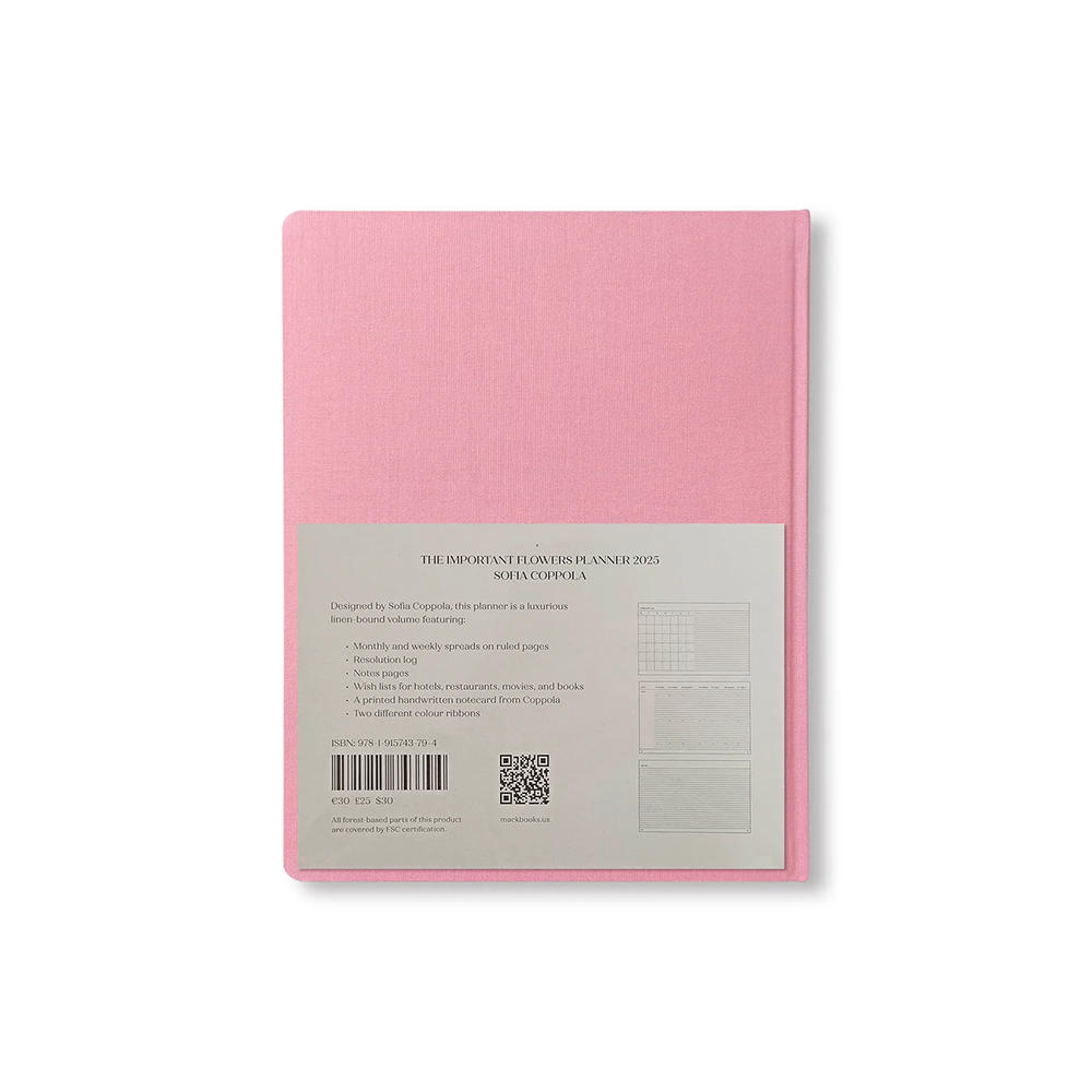 THE IMPORTANT FLOWERS PLANNER 2025 by Sofia Coppola