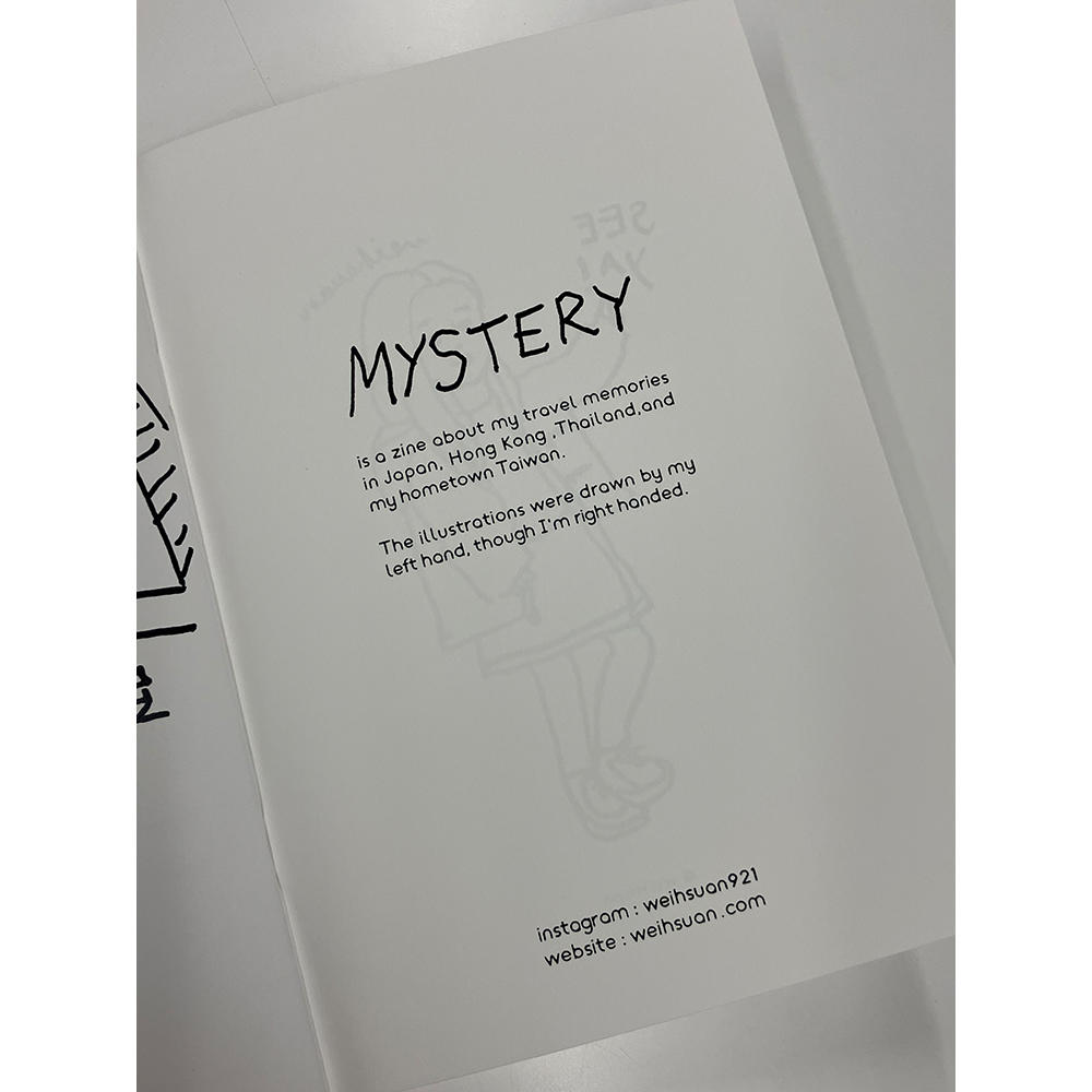 【ウェイシュエン】ZINE MYSTERY